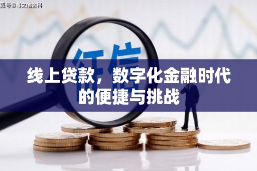 九江线上贷款，数字化金融时代的便捷与挑战