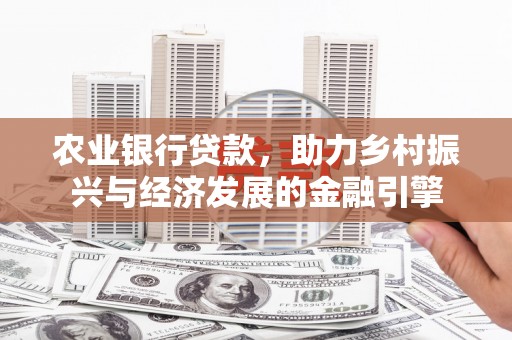 九江农业银行贷款，助力乡村振兴与经济发展的金融引擎