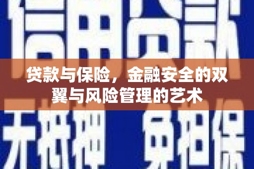九江贷款与保险，金融安全的双翼与风险管理的艺术