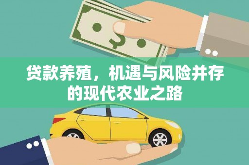 九江贷款养殖，机遇与风险并存的现代农业之路