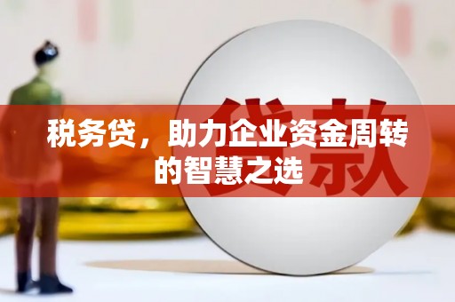 九江税务贷，助力企业资金周转的智慧之选