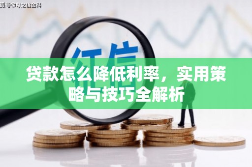 九江贷款怎么降低利率，实用策略与技巧全解析
