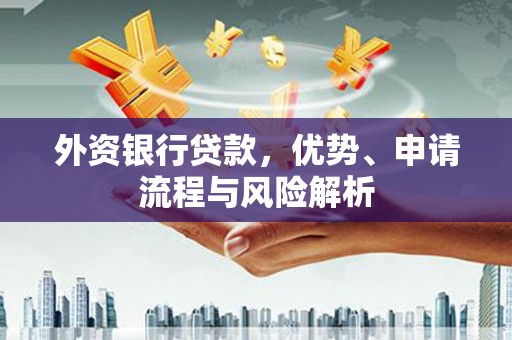 九江外资银行贷款，优势、申请流程与风险解析