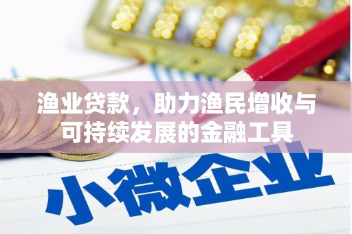 九江渔业贷款，助力渔民增收与可持续发展的金融工具