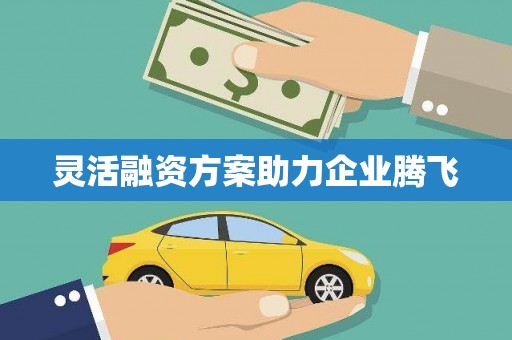 九江灵活融资方案助力企业腾飞