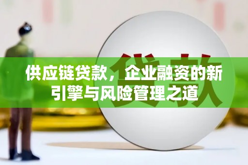 九江供应链贷款，企业融资的新引擎与风险管理之道