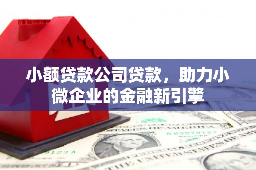 九江小额贷款公司贷款，助力小微企业的金融新引擎