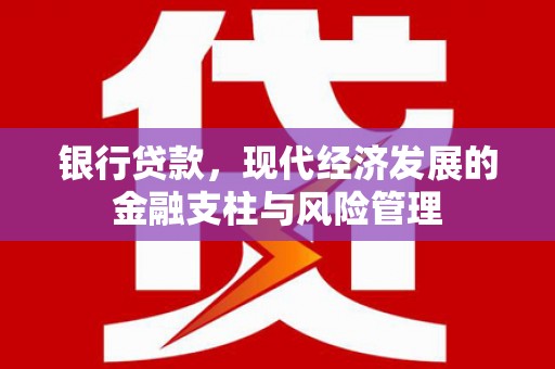 九江银行贷款，现代经济发展的金融支柱与风险管理