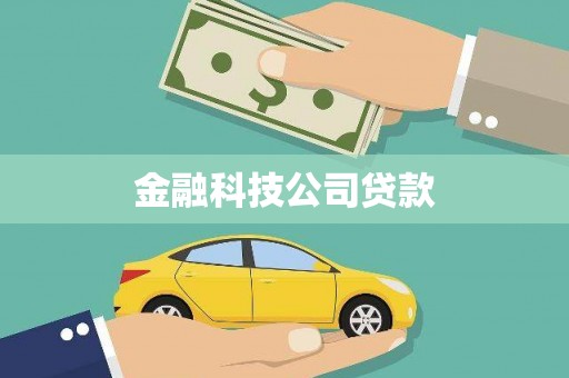 九江金融科技公司贷款
