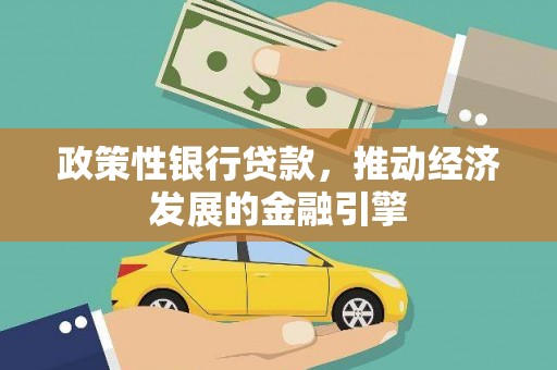 九江政策性银行贷款，推动经济发展的金融引擎
