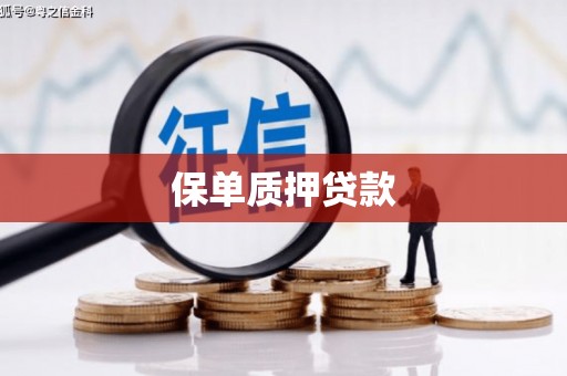 九江保单质押贷款
