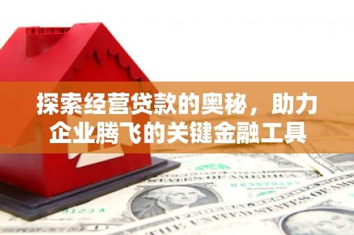 九江探索经营贷款的奥秘，助力企业腾飞的关键金融工具