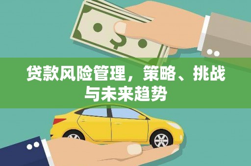 九江贷款风险管理，策略、挑战与未来趋势