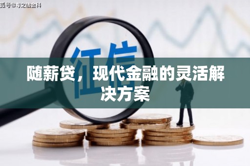 九江随薪贷，现代金融的灵活解决方案