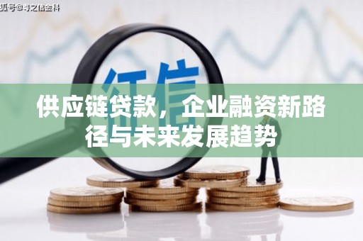 九江供应链贷款，企业融资新路径与未来发展趋势