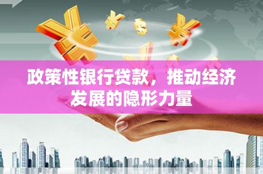 九江政策性银行贷款，推动经济发展的隐形力量
