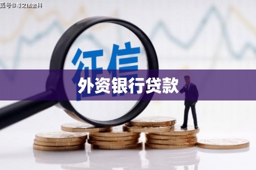 九江外资银行贷款
