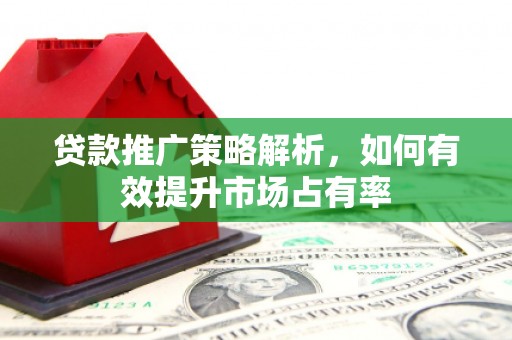 九江贷款推广策略解析，如何有效提升市场占有率