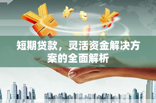 九江短期贷款，灵活资金解决方案的全面解析