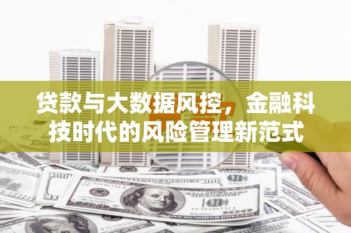 九江贷款与大数据风控，金融科技时代的风险管理新范式