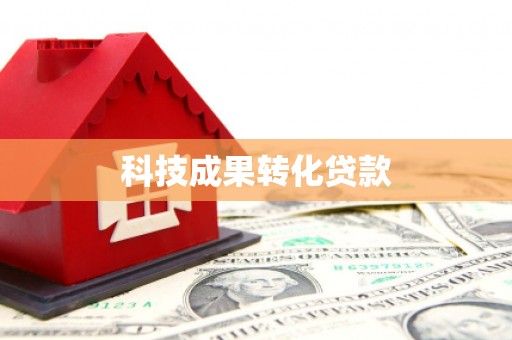 九江科技成果转化贷款
