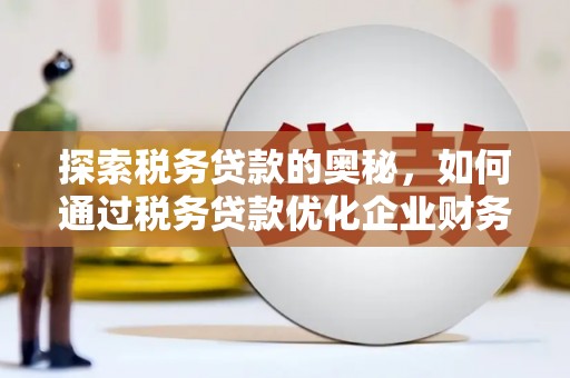 九江探索税务贷款的奥秘，如何通过税务贷款优化企业财务