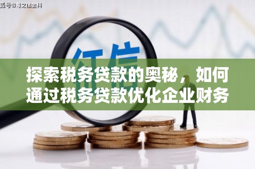 九江探索税务贷款的奥秘，如何通过税务贷款优化企业财务