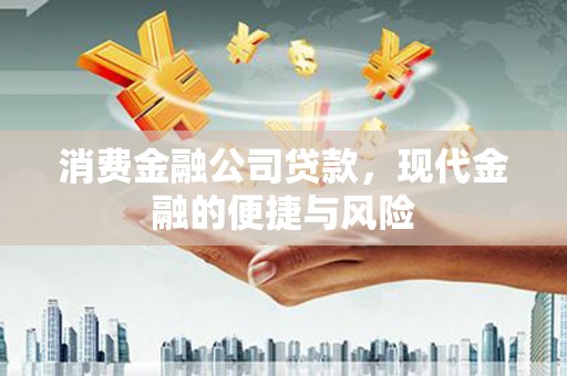 九江消费金融公司贷款，现代金融的便捷与风险