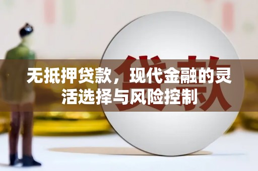 九江无抵押贷款，现代金融的灵活选择与风险控制