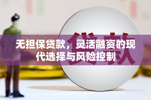 九江无担保贷款，灵活融资的现代选择与风险控制