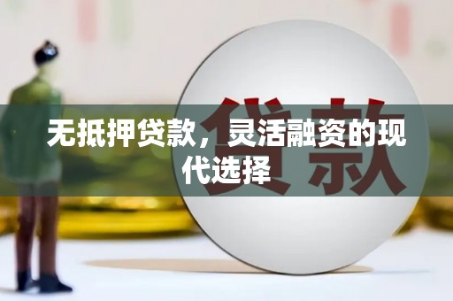 九江无抵押贷款，灵活融资的现代选择